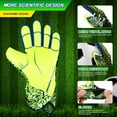 thumbnail image 4 of Jokapy Youth Goalkeeper Gloves, Anti-Slip Soccer Goalie Gloves for Kids, Green, 4 of 10