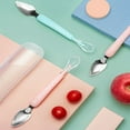 thumbnail image 2 of Lubelski Baby Fruit Spoon Double Head Easy to Clean Stainless Steel Multi Functional Feeding Spoon for Infants, 2 of 12