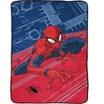 thumbnail image 1 of Spider-Man Wall Crawling Character 46 x 60 Throw Blanket, 1 of 2