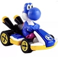 thumbnail image 2 of Coche de juguete Hot Wheels Mario Kart Blue Yoshi Standard Kart 1:64, 2 of 2