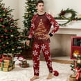 thumbnail image 3 of Onlypjs Family Matching Christmas Pajamas – Holiday Tree & Santa Print Sleepwear Sets for Women, Men, Couples, 3 of 5