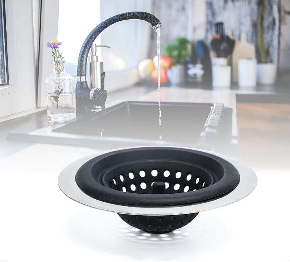 TianluShower Sink Strainer, 4 Pieces Drain Strainer, Kitchen Sink Plugs