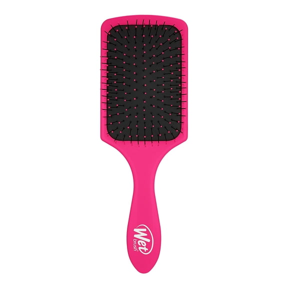 Wet Brush Paddle Hair Detangler, Pink, Soft Bristle Hair Brush for All Hair Types