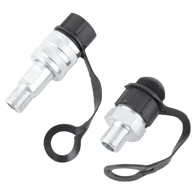 Hydraulic Quick Connect Hose Coupling, Heavy Load Hardened Prevent Uncoupled Leaks Hydraulic Quick Connect Coupling with Check Valve for Industrial Use