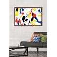 thumbnail image 2 of Abstract - Geometric Painting Wall Poster, 22.375" x 34", Framed, 2 of 3