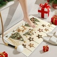 thumbnail image 5 of Christmas Decorations, Stereoscopic Embroidery Style Penguin Entrance Door Mat Absorbent Non-Slip Holiday Carpet Dirt Proof Bathroom Floor Foot Mat 15.7x23.6 In, 5 of 6