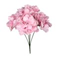 thumbnail image 2 of MTBLYS Flores artificiales de hortensia|5 cabezas|arbusto de hortensia artificial de seda|decoración para verano|otoño|hogar|bodas|fiestas y exteriores|arreglo floral artificial para jarrón, 2 of 6