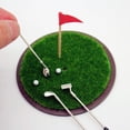 thumbnail image 4 of Misright Miniature Golf Toy Set For Doll House Wood Club Metal Base Craft Model Project, 4 of 8