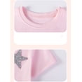 thumbnail image 5 of Bellafa Toddler Girls Tutu Dresses Ruffle Short Sleeve Summer Dress Prinecess Unicorn Birthday Party Tulle Dress 2-7Y, 5 of 8
