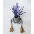 thumbnail image 5 of Minzimin Decor Wood Beads Garland Farmhouse Wall Hanging Decorations Natural Wooden Bead Tassel Decorative for Coffee Table Christmas and Prayer, 5 of 8