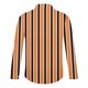thumbnail image 3 of Blusa y camisa de manga larga con cuello vuelto para hombre, informal, a la moda, con botones, estampado, de poliéster, 3 of 4
