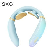 Skg Neck Massager K6 Electric Pulse Massager For Neck Intelligent Portable Neck Massage With Heat Cordless Relieve Pain 4 Modes 15 Intensity Heating Compress Arm Pain Present For Men Wo