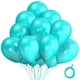 thumbnail image 2 of Globos de Látex Verde Azulado Paquete de 80 Globos de Fiesta Turquesa de 12 Pulgadas para COKAOBE COKAOBE, 2 of 2