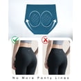 thumbnail image 4 of Aijolen Seamless Underwear for Women Invisible Full Coverage High Waisted Briefs No Show Breathable Comfortable Panties 5 Pack(S,Indigo Inlet), 4 of 7