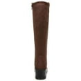 thumbnail image 2 of BZEES Womens Brown Brandy Round Toe Block Heel Zip-Up Boots Shoes 8.5 W, 2 of 4