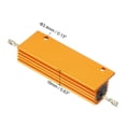 thumbnail image 3 of 100W 0.3 Ohm Aluminum Shell Resistor Housing Resistor with Screws 4Set, 3 of 7