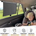 thumbnail image 4 of 2Pcs 40X45CM Protection Car Retractable Car Shade Side Sunproof Car Cover Sunshade Window Cover Cur, 4 of 5