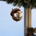 thumbnail image 5 of Ktoot Animal Christmas Ornaments Acrylic 2D Flat Printed Handmade Hanging Pendant Hamster Ornament Woodland Animal Ornaments Rustic Farmhouse Christmas Decor Cozy Forest Ornaments For Animal Lovers, 5 of 5