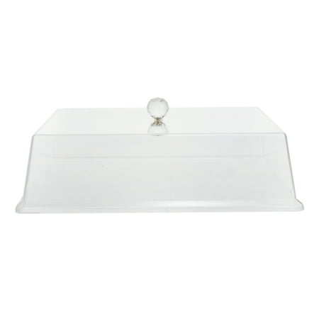 

1pc Rectangular Food Cover Kitchen Food Preservation Cover Clear Bowl Dish Cover