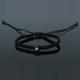 thumbnail image 2 of Initial String Bracelets for Women Men Handmade Rope Braided Minimalist Jewelry Matching Couple Jewelry Bracelets for Everyday Wear, 2 of 8