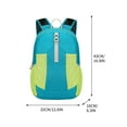 thumbnail image 4 of Qiweii 2025 New 25L Foldable Waterproof Backpack, Packable Hiking Backpacks Daypack for Women Men Gym Backpack Travel Camping Vacation, 4 of 8