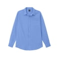 thumbnail image 5 of GENTS BLISS Men Linen Shirts Long Sleeve Button Down Shirts for Men Roll-up Solid Shirts with Pocket, 5 of 14