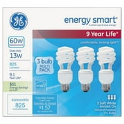 GE CFL 13 Soft-White Spiral - 12 bulbs