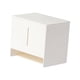 thumbnail image 5 of Caja de pañuelos montada en la pared, caja de almacenamiento de bolsas de basura, dispensador de pañuelos para el hogar, caja de pañuelos portátil , Blanco 12x13.5x9.2cm Blanco 12x135x92cm mayimx Cubierta de tejido, 5 of 9