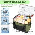 thumbnail image 3 of Tirrinia Camping Cooler Bag Insulated, Shoulder Strap and Bottle Opener 48 Cans Portable Ice Chest, 3 of 7