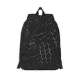 thumbnail image 4 of Casual Canvas Backpack Without Interlayer Large Capacity Stick Bag Design For Outdoor Shopping Office Outdoor Sports Snake Skin Print Style Darkgray_3 Medium, 4 of 7