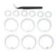 thumbnail image 1 of Juntas de Sello de Chug, Reemplazo de la Junta de la Tapa de la Botella de Agua Fácil de Reemplazar 12 PCS A Prueba de Fuga Resistir El Calor Con Pinzas para 18 oz 24 oz 32oz 40oz, 1 of 7