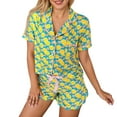 thumbnail image 5 of Pajamas for Women Valentine's Day Pjs Sets Short Sleeve Tops and Shorts Outfit for Womens Homewear, 5 of 7