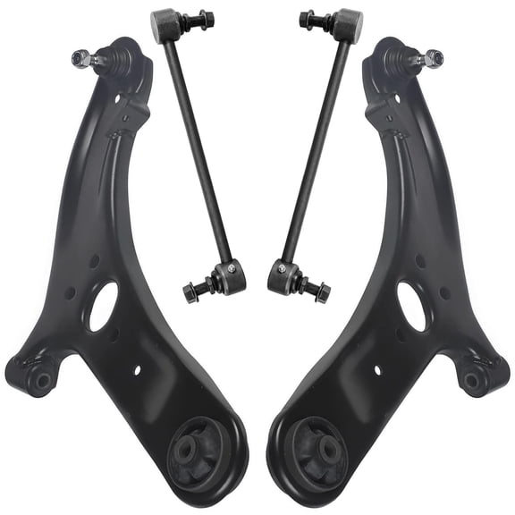 Detroit Axle - 4pc Front End Control Arms Kit for 12-17 Hyundai Accent, Lower Control Arms w/Ball Joint Sway Bars 2012 2013 2014 2015 2016 2017 Replacement