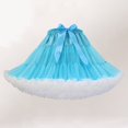 thumbnail image 2 of DHFJKG Womens Tutus Multi Layers Party Mini Skirt Crinoline Color Block Fluffy Petticoat Tulle Undershirt Party Dance Trendy Skirt, 2 of 3