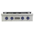 thumbnail image 5 of 30 in. Propane Gas Range Top in Stainless Steel with Royal Blue Knobs, 5 of 12