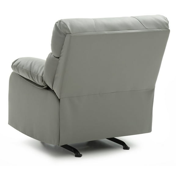 Glory Furniture Manny Rocker Recliner in Gray Color
