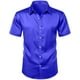 thumbnail image 4 of pstuiky Camisas de vestir de manga corta para hombre, Camisa informal de manga corta con solapa y botones de color liso para fiesta de baile para hombre camisas casuales para hombre xxxxl, 4 of 8