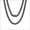 3.Black, variant on Bandmax 9MM Cuban Necklace Stainless Steel Flat Miami Link Chain With Cubic Zirconia Clasp 22 Inch Men Women Jewelry Boyfriend Dad Son Birthday Husband Father Gift