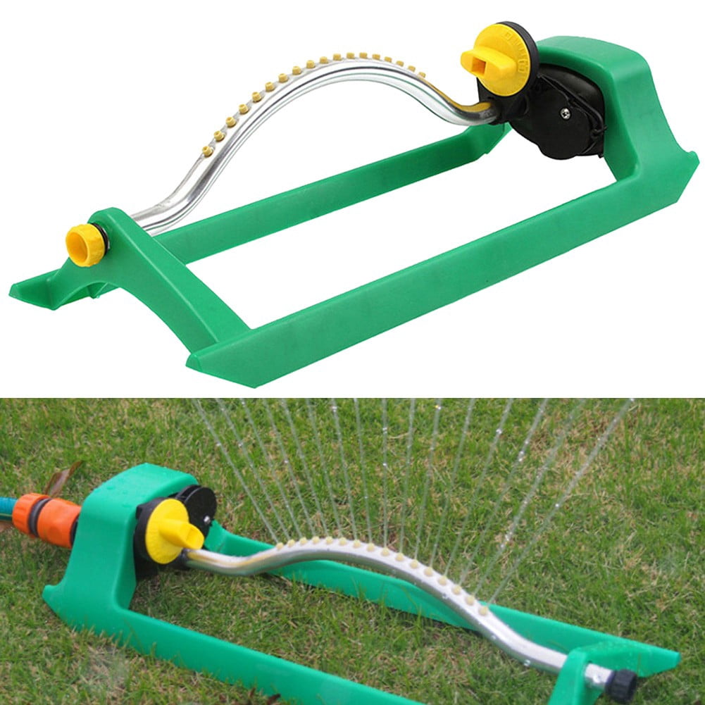 Dleader 18 Jets Oscillating Lawn Sprinkler Watering Garden Water Pipe Hose Connector Home Decor