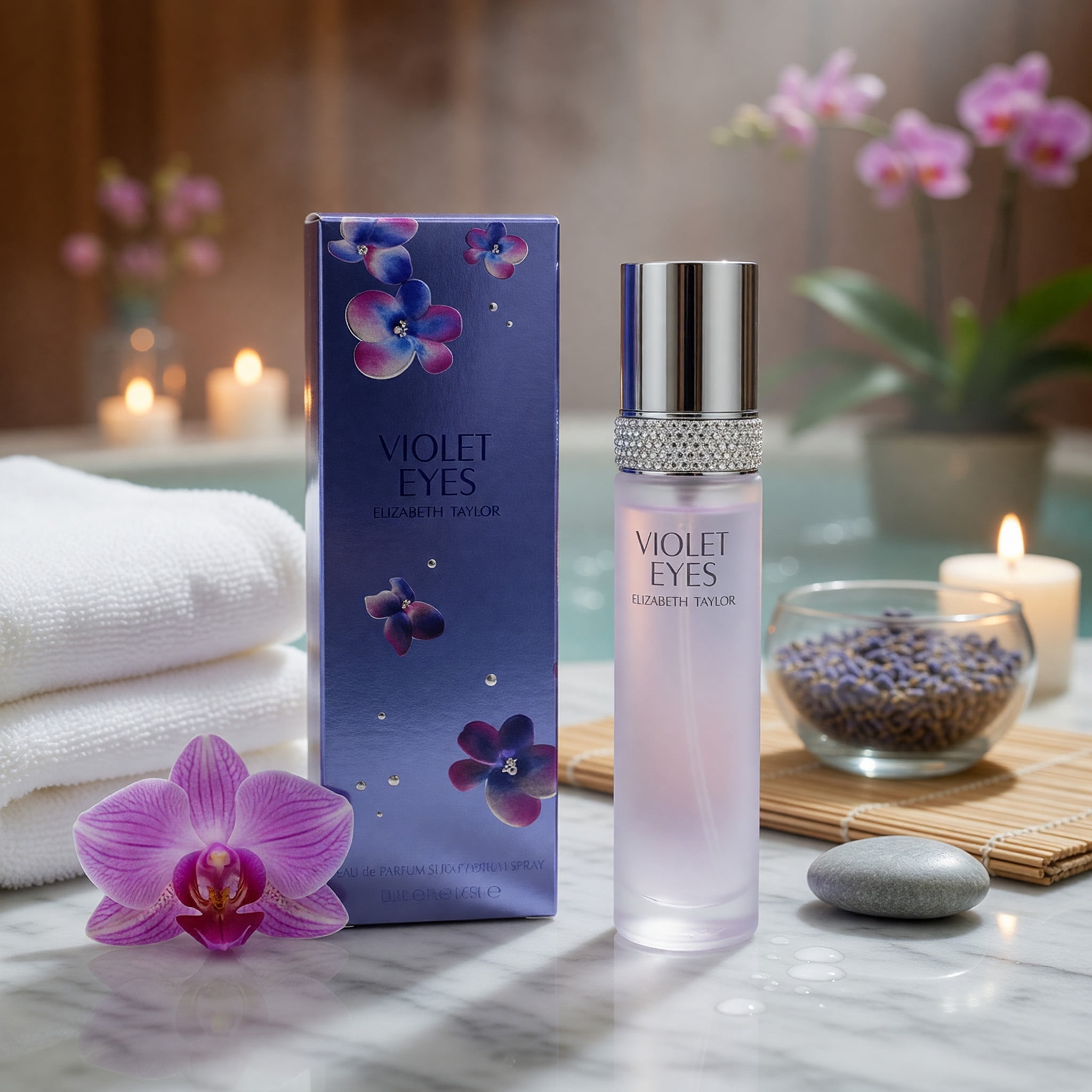 VIOLET EYES WOMEN 3.3 OZ EAU DE PARFUM SPRAY BOX by ELIZABETH TAYLOR