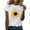 White, variant on Womens Clothing Under 10 Dollars Woman Short Sleeve Tops Womens Tops T Shirts for Women Graphic Tops for Women Reorder Items