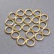 thumbnail image 2 of 20 Pcs Zinc Alloy Open Jump Rings Split Key Ring Polished Plated Spring Rings Jewelry Making Findings 4.0x28MM (Golden), 2 of 3