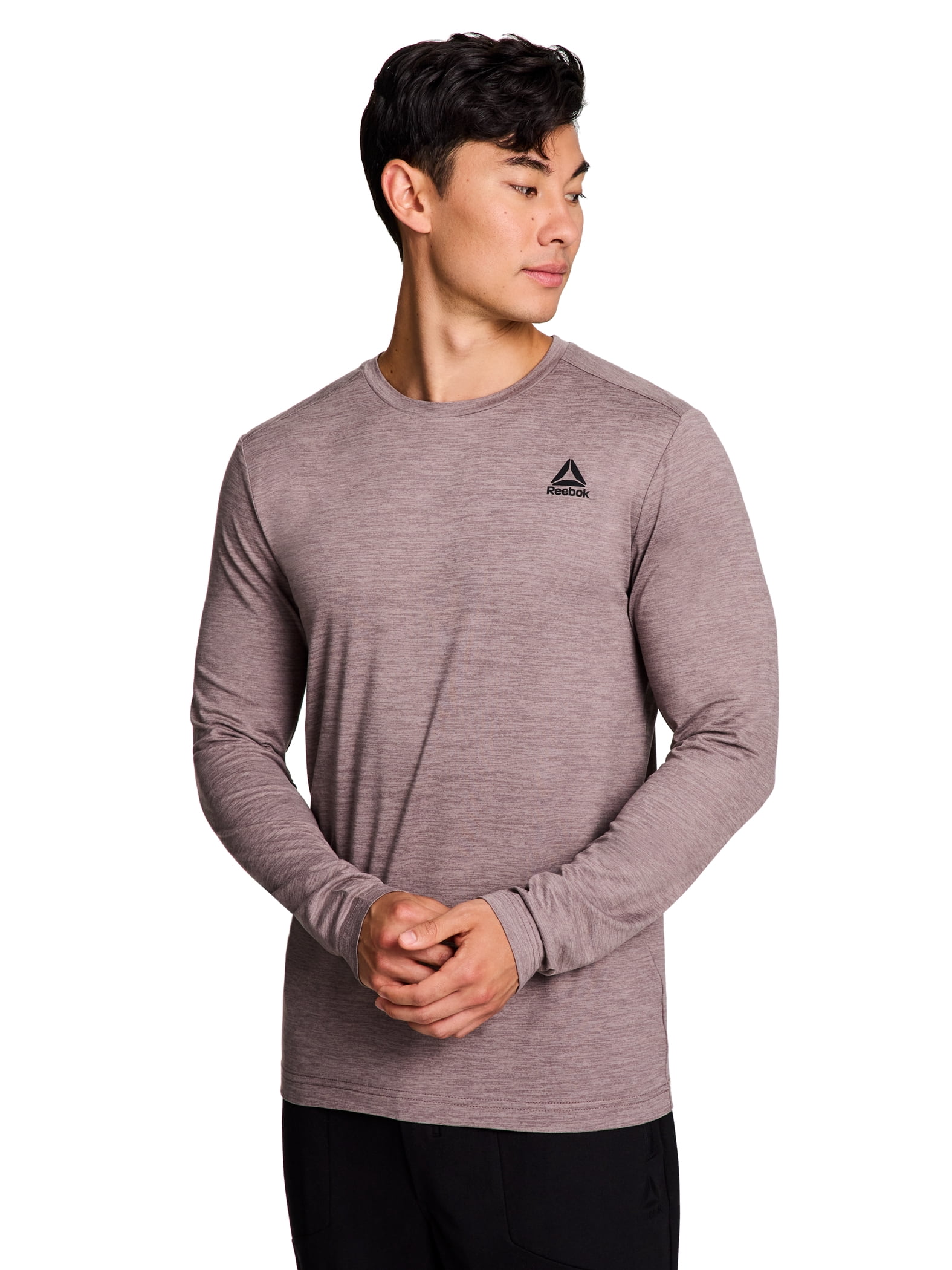 Reebok Men's and Big Men's Legacy Core Long Sleeve Tee Shirt, Sizes XS-5XL