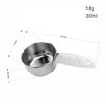 Uanit 1/8 Cup Measuring Cup, Stainless Steel Coffee Measuring Scoop