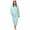 Blue, variant on Zipper Robes For Women Ribbed Knit Bathrobe Lightweight Full Length Loungewear With Pockets S 3XL
