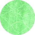 thumbnail image 1 of Ahgly Company Indoor Round Trellis Emerald Green Modern Area Rugs, 8' Round, 1 of 4