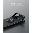 thumbnail image 3 of Design en Caoutchouc Souple Premium avec Support Anneau en Métal - Étui Résistante aux Rayures pour Iphone 12 Pro - Antichoc, Antidérapant, Protection Complète, Prise Confortable, 3 of 5