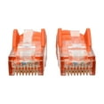 thumbnail image 2 of Tripp Lite 6ft Cat6 Gigabit Snagless Molded UTP Patch Cable (RJ45 M/M), Orange, 2 of 4