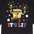 thumbnail image 3 of SpongeBob SquarePants - It's Lit - Toddler And Youth Long Sleeve Graphic T-Shirt, 3 of 6