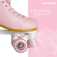 thumbnail image 4 of Prettyfly Retro Quad Adult Skates - Pastel Pink (Size 5), One Pair, Women, 4 of 10